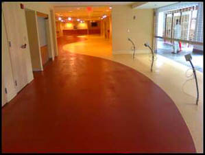 DYNA-PUR Brushable Polyurea is a Decorative Commercial Floor